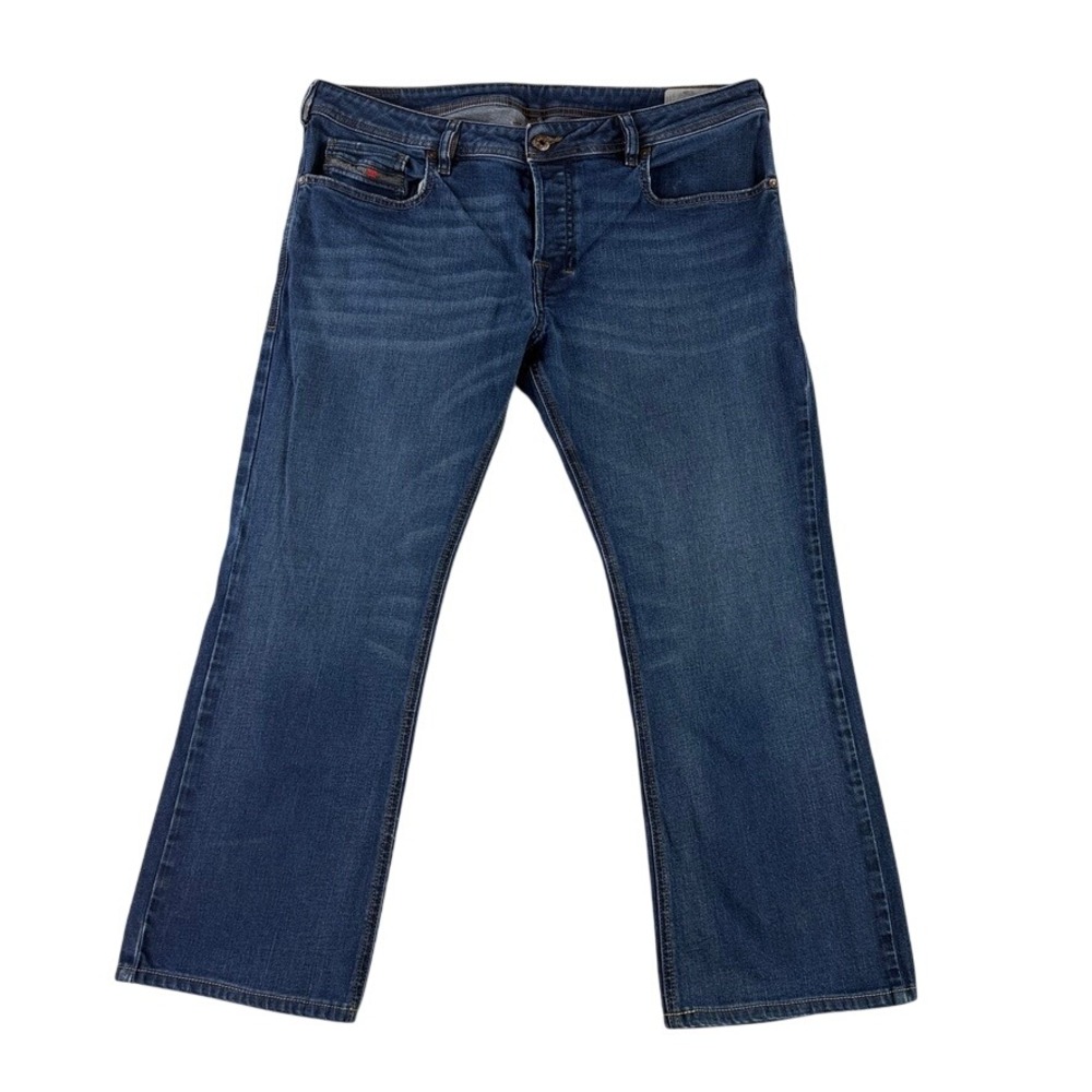 Diesel Zatiny Jeans Men 36x26 Blue Regular Bootcut Stretch Denim 0857Z